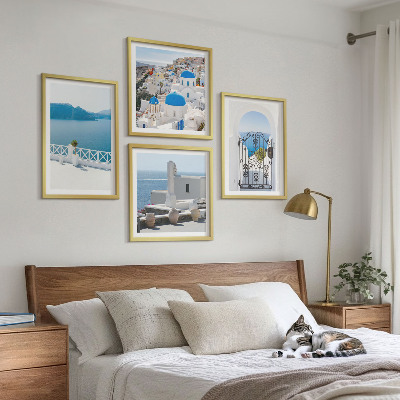 Galería de pared Edificios del Mar Blanco en Grecia
