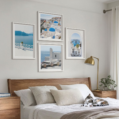 Galería de pared Edificios del Mar Blanco en Grecia