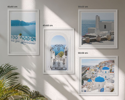 Galería de pared Edificios del Mar Blanco en Grecia