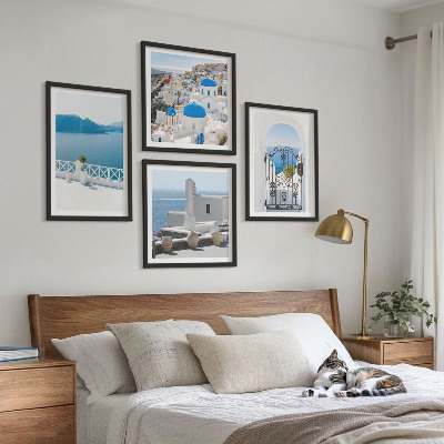 Galería de pared Edificios del Mar Blanco en Grecia