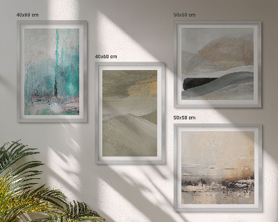 Set de cuadros modernos para salón decoraciones abstractas pintadas