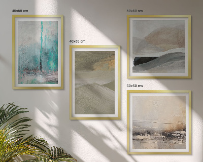 Set de cuadros modernos para salón decoraciones abstractas pintadas