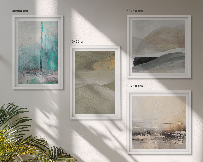 Set de cuadros modernos para salón decoraciones abstractas pintadas