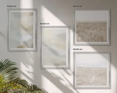 Set de cuadros modernos para salón con diseño de fondo abstracto de trazos delicados