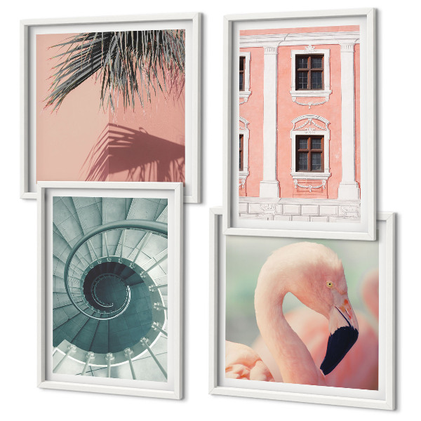 Galería de pared Patrones pastel en arquitectura
