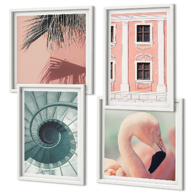 Galería de pared Patrones pastel en arquitectura