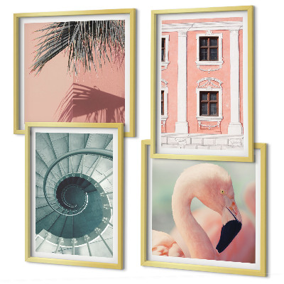 Galería de pared Patrones pastel en arquitectura