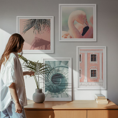 Galería de pared Patrones pastel en arquitectura