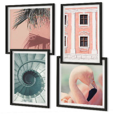 Galería de pared Patrones pastel en arquitectura