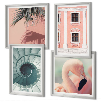 Galería de pared Patrones pastel en arquitectura