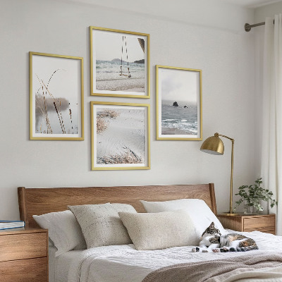 Galería de pared Vegetación junto al agua en verano.
