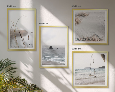 Galería de pared Vegetación junto al agua en verano.