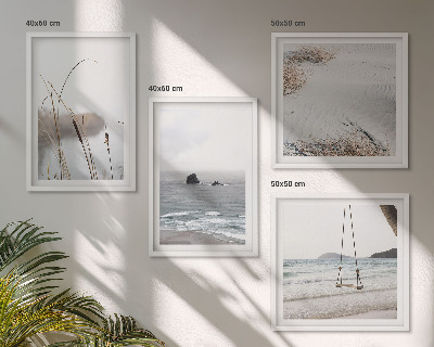 Galería de pared Vegetación junto al agua en verano.