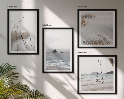 Galería de pared Vegetación junto al agua en verano.