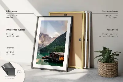 Set de 4 cuadros decorativos diseño minimalista de frutos rojos para salón