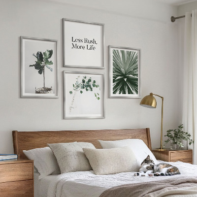 Galería de pared Minimalismo con plantas verdes