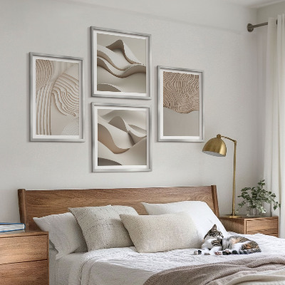 Galería de pared Olas abstractas en la arena