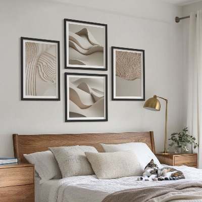 Galería de pared Olas abstractas en la arena