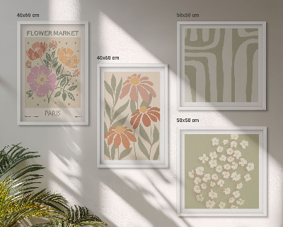Galería de pared Motivos botánicos, minimalismo parisino