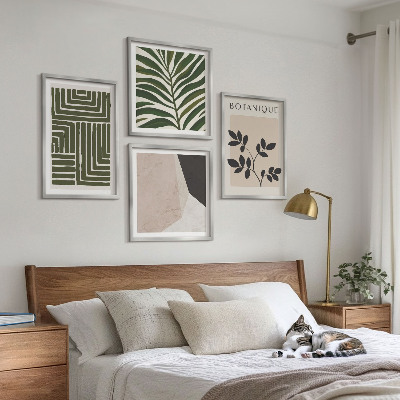 Galería de pared composiciones botánicas bohemias