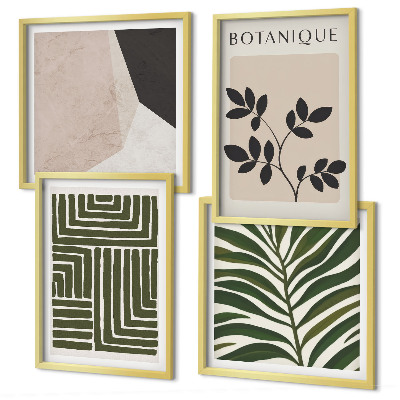 Galería de pared composiciones botánicas bohemias