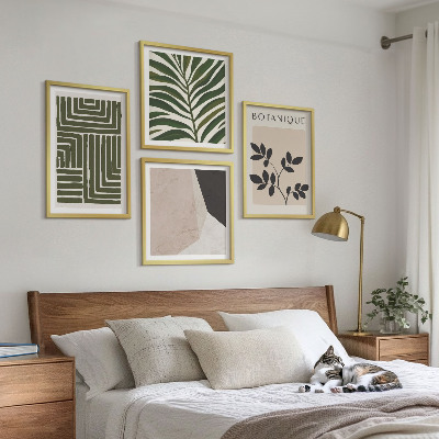 Galería de pared composiciones botánicas bohemias
