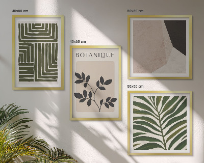 Galería de pared composiciones botánicas bohemias