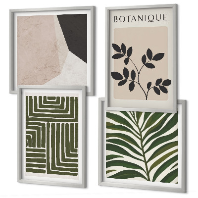 Galería de pared composiciones botánicas bohemias