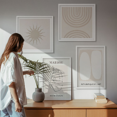 Galería de pared Líneas minimalistas y elegantes