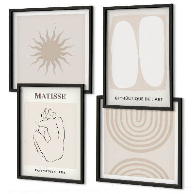 Galería de pared Líneas minimalistas y elegantes