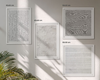 Galería de pared Patrones de arena con estructuras geométricas