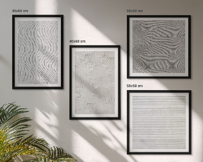 Galería de pared Patrones de arena con estructuras geométricas
