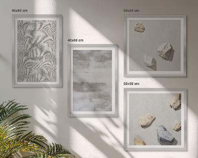 Set de cuadros modernos para salón Texturas minimalistas modernas