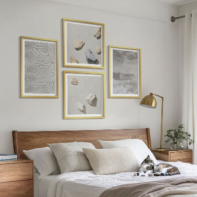 Set de cuadros modernos para salón Texturas minimalistas modernas