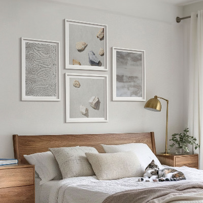 Set de cuadros modernos para salón Texturas minimalistas modernas