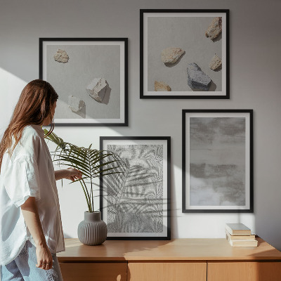 Set de cuadros modernos para salón Texturas minimalistas modernas
