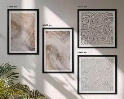 Galería de pared con patrones de textura de piedra de mármol