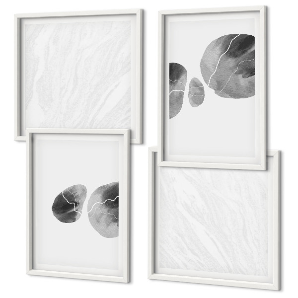 Galería de pared salpicaduras de pintura de arte abstracto