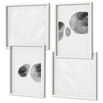 Galería de pared salpicaduras de pintura de arte abstracto