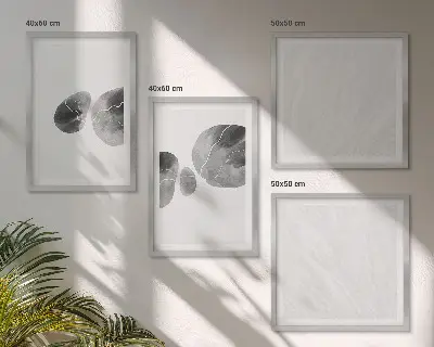 Galería de pared con diseño de salpicaduras de pintura de arte abstracto