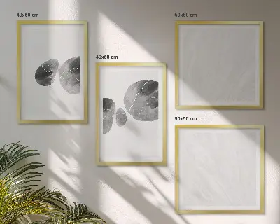 Galería de pared con diseño de salpicaduras de pintura de arte abstracto