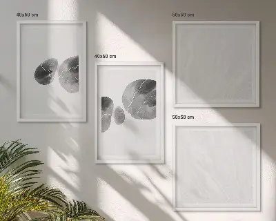 Galería de pared con diseño de salpicaduras de pintura de arte abstracto