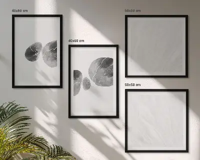 Galería de pared con diseño de salpicaduras de pintura de arte abstracto