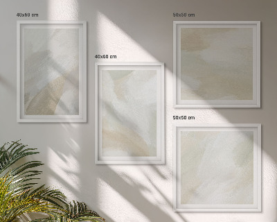 Galería de pared Pinceladas abstractas sobre lienzo