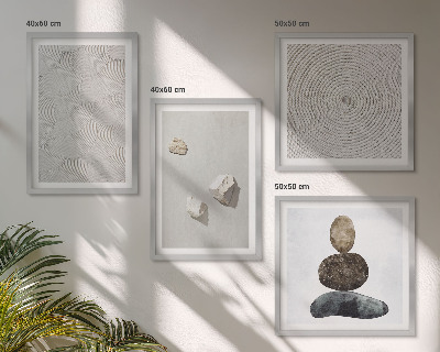 Set de cuadros modernos para salón Pintura moderna sobre arenisca