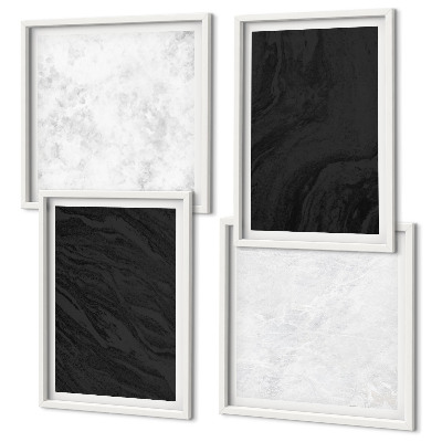 Galería de pared Mármoles oscuros y glamurosos