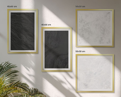 Galería de pared Mármoles oscuros y glamurosos