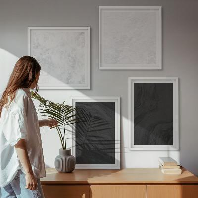 Galería de pared Mármoles oscuros y glamurosos