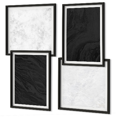 Galería de pared Mármoles oscuros y glamurosos
