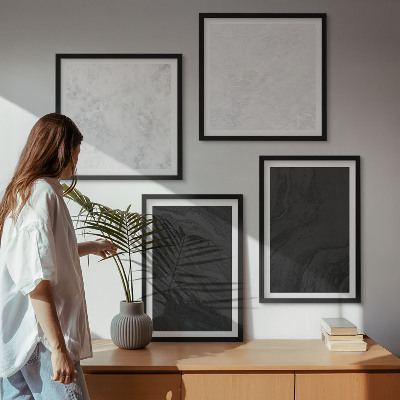 Galería de pared Mármoles oscuros y glamurosos